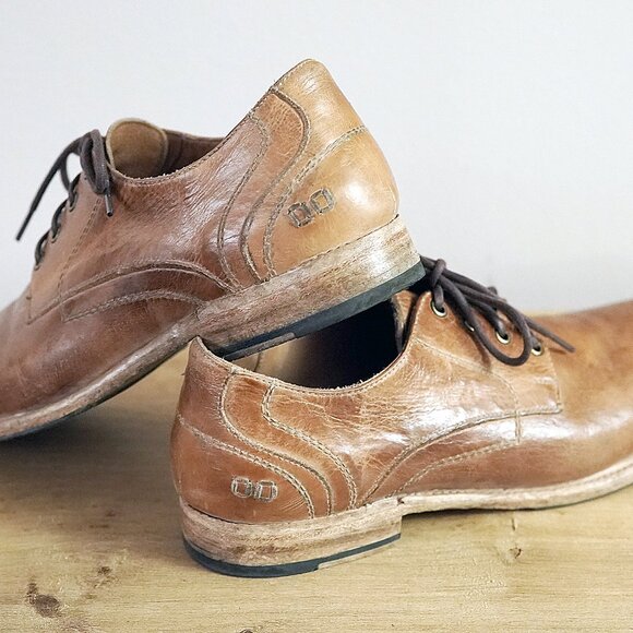 Bed Stu Galao TAN DIP DYE TREMOLO WASH Casual Dress Laced Shoes US 12 main image 7